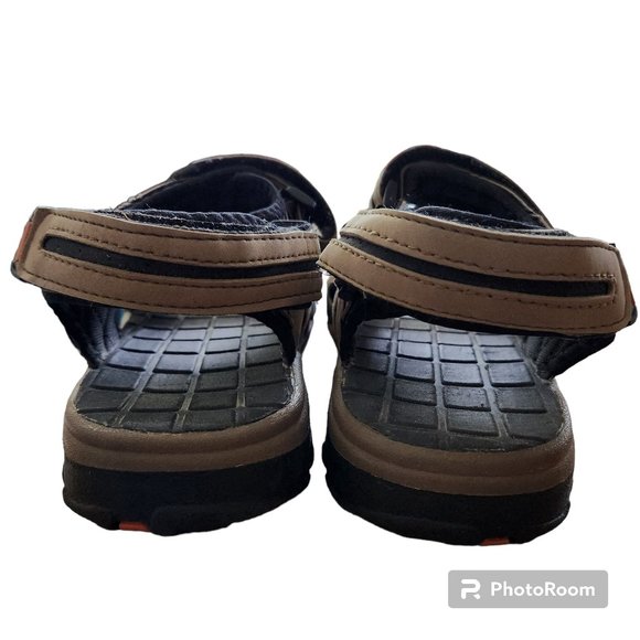 Ozark Trail Sandals Brown Size 11 Hobbs VI Hook And Loop Closure EUC - Picture 2 of 11